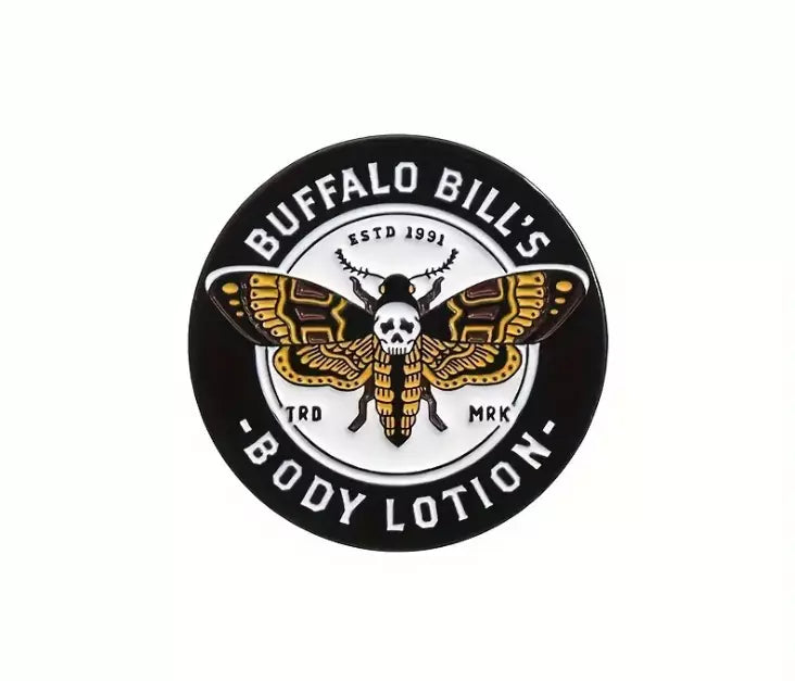 Buffalo Bill's Body Lotion Pin Badge