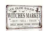 Ye Olde Salem Witches Market Sign