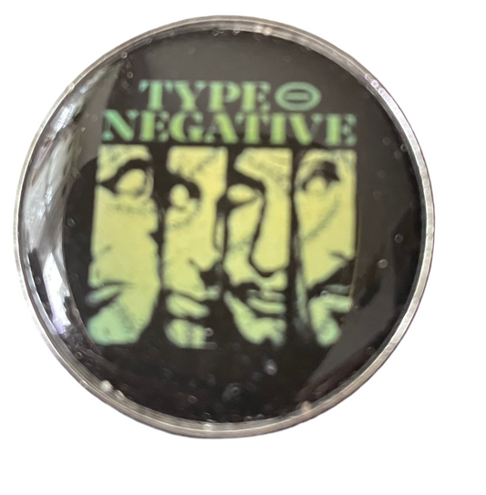 Type o negative faces pin badge