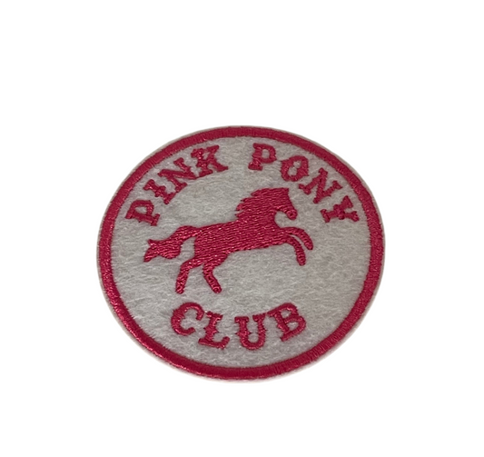 Pink pony club patch