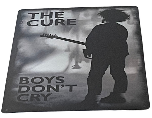 The Cure Boys don’t cry sign