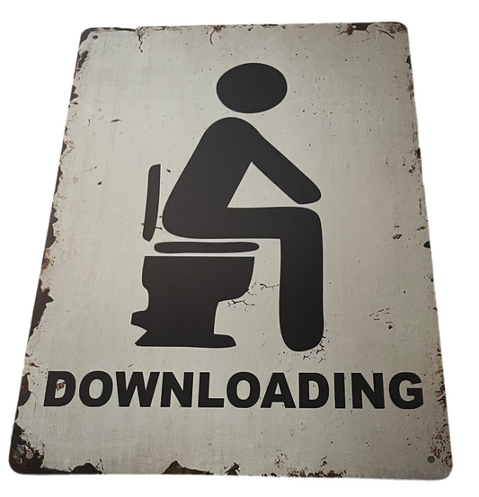 Downloading sign