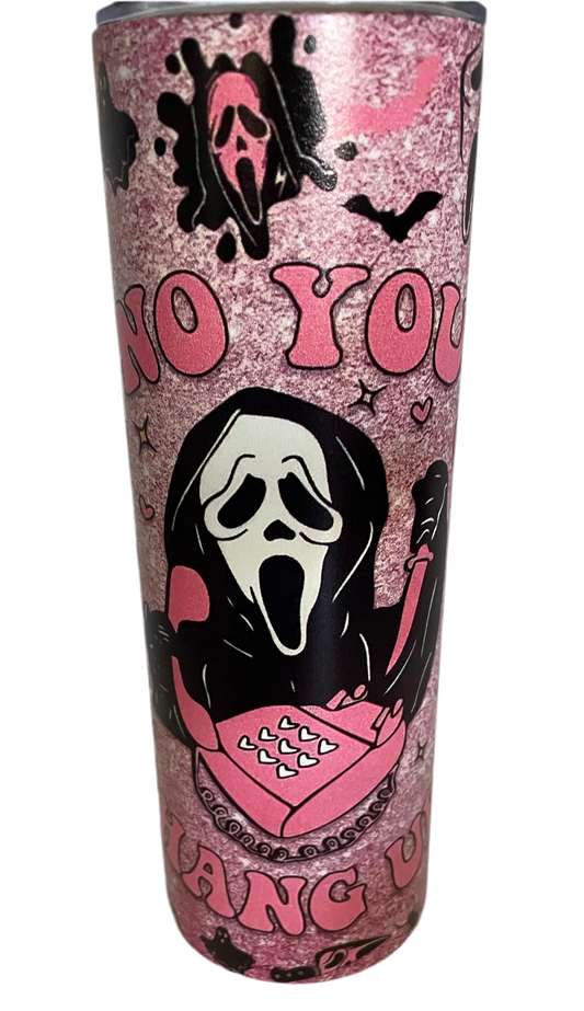 Scary movie tumbler