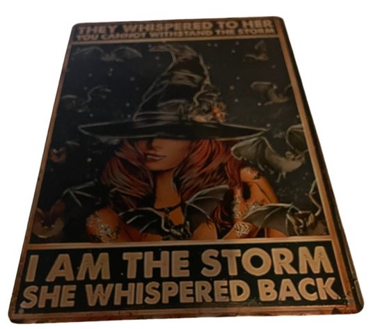 They whispered to her sign