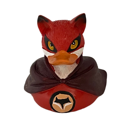 Foxy duck figurine