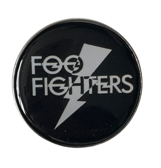 Foo Fighters lightning bolt pin badge