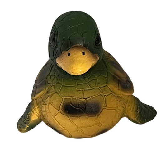 Turtle duck figurine