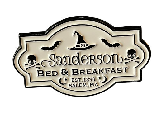Sanderson bed and breakfast pin badge