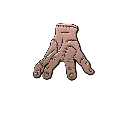 Addams family thing pin badge