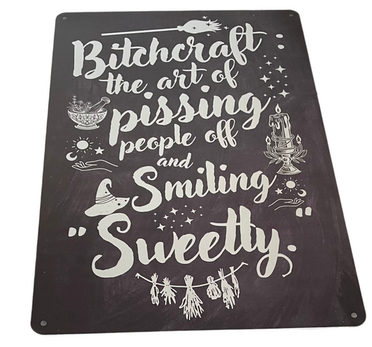Bitchcraft sign