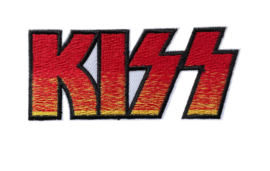 Kiss Red and Yellow patch