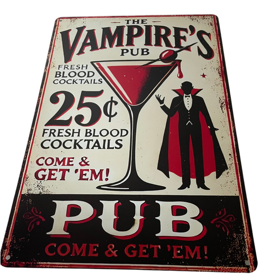 The Vampire’s pub sign