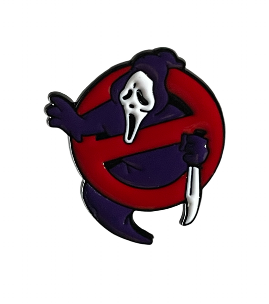 No Scream pin badge