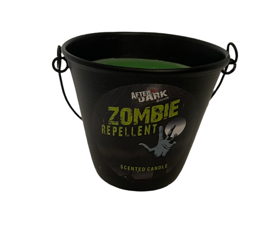 Zombie repellent candle bucket