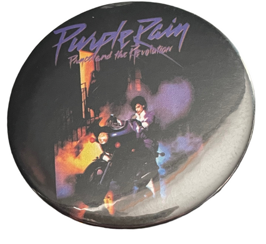 Prince Purple rain pin badge