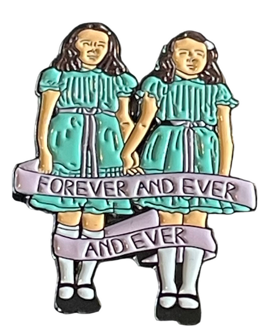 The Shining Grady twins pin badge