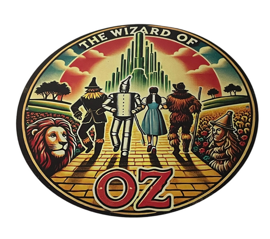 The Wizard of Oz round sign