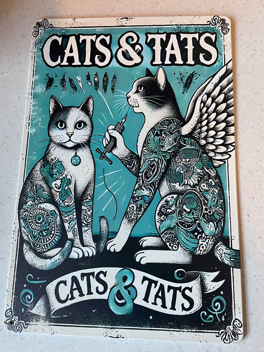Cats and Tats sign