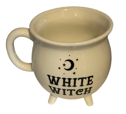 White witch mug
