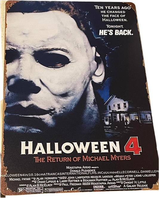 Halloween 4 the return of Michael Myers Sign