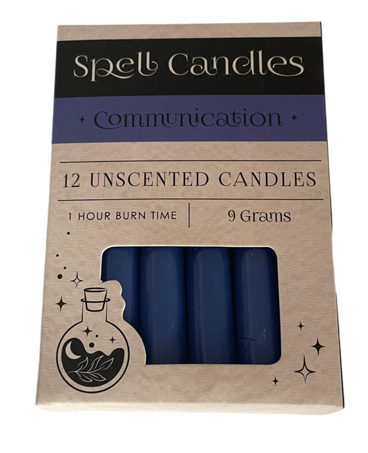 Pack of 12 Communication spell candles