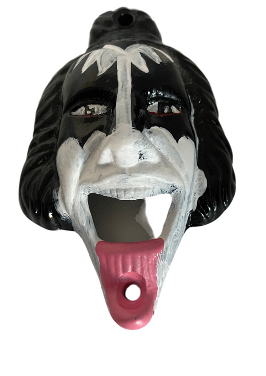 Kiss Gene Simmons wall mounted bottle opener