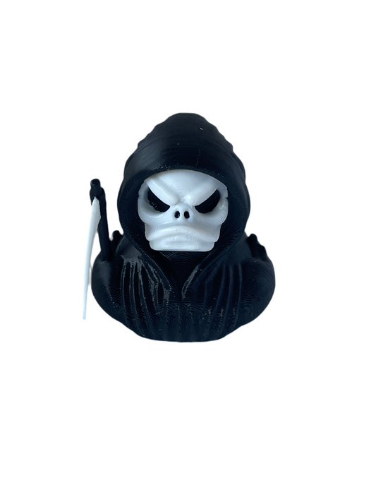 Grim Reaper plastic duck figurine