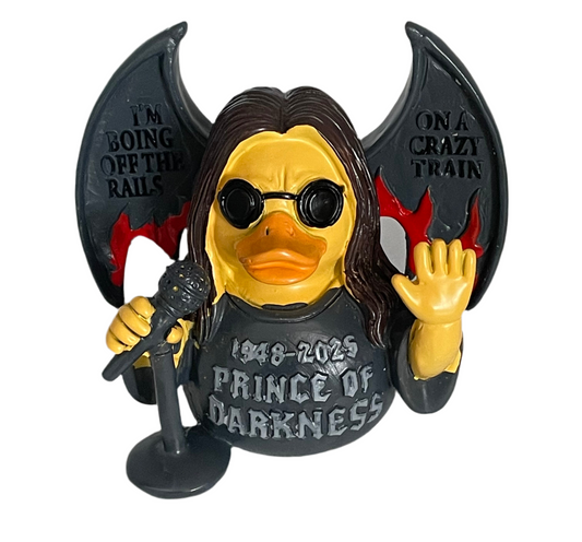 Ozzy Osbourne prince of darkness duck figurine