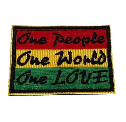 One people, one world, one love patch