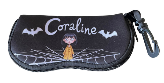 Coraline soft glasses case