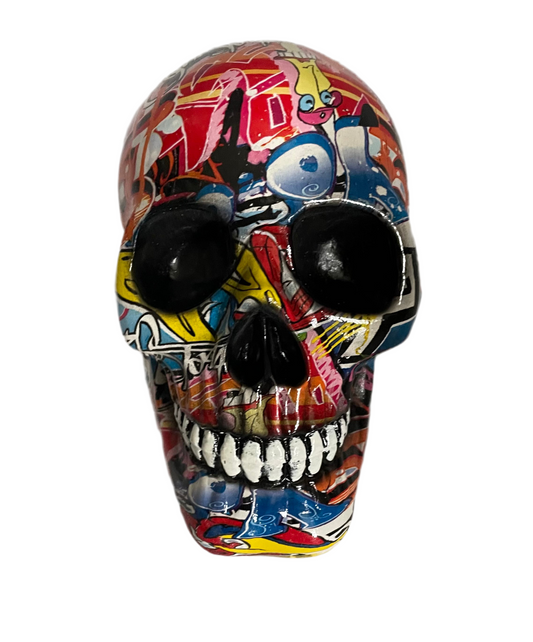 Small multicoloured skull
