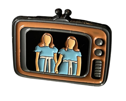 The Shining Grady twins on tv pin badge