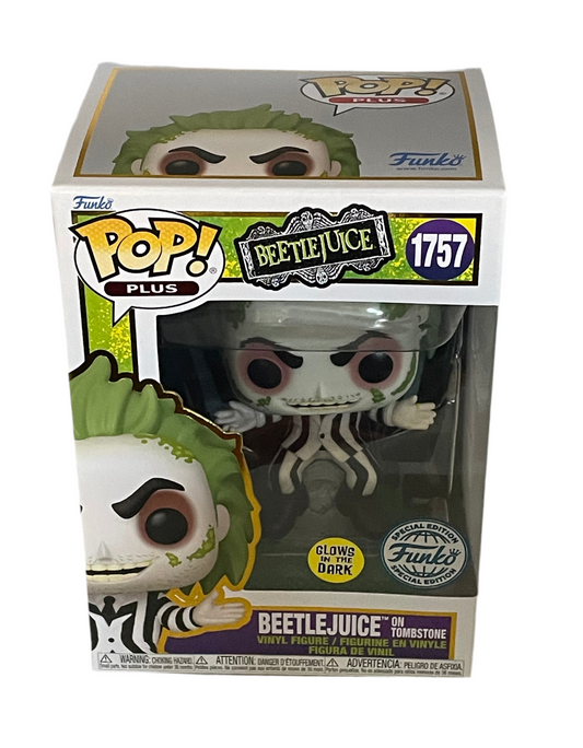 Beetlejuice on tombstone Funko