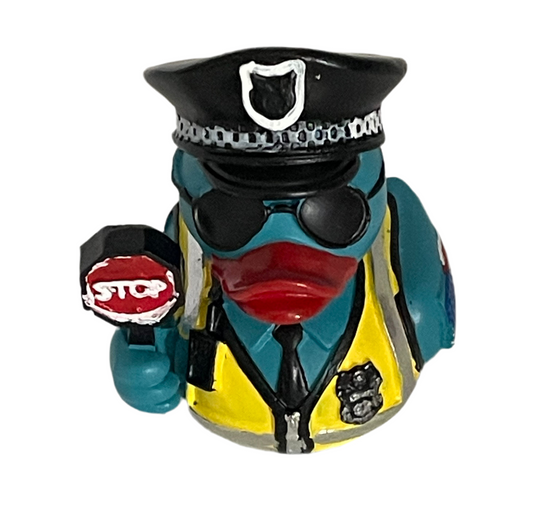 Police Duck figurine