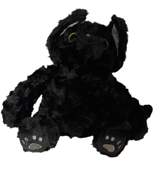 Black cat plush toy