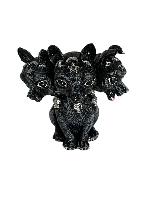 Cerberus 3 headed dog figurine