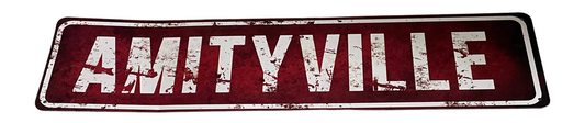 Amityville red sign