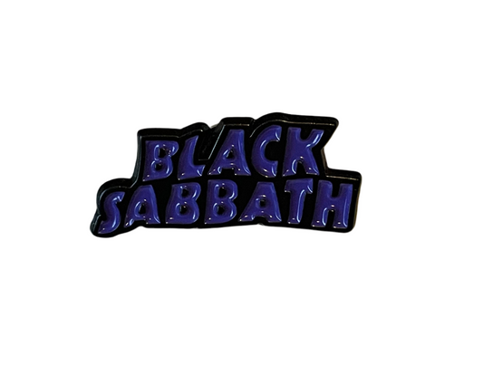 Black Sabbath logo pin badge