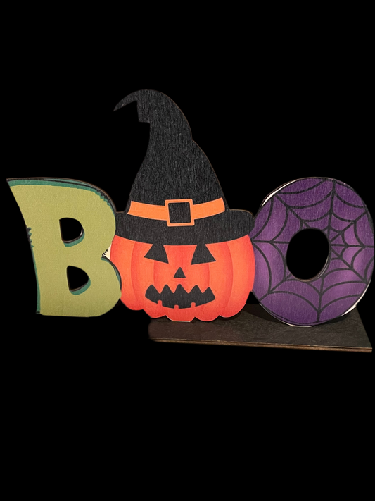 Boo Wooden Sign