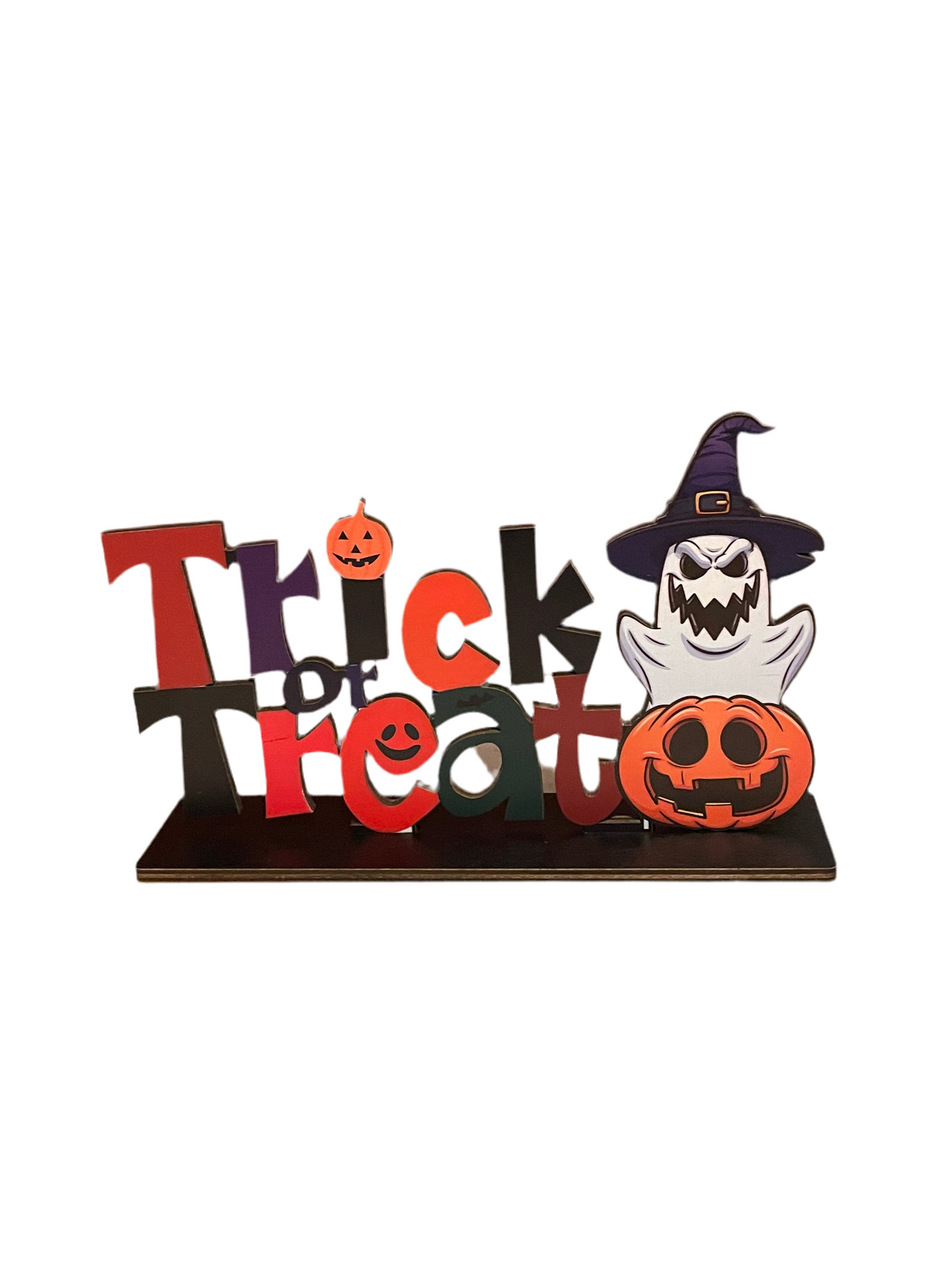 Trick or Treat Wooden Sign