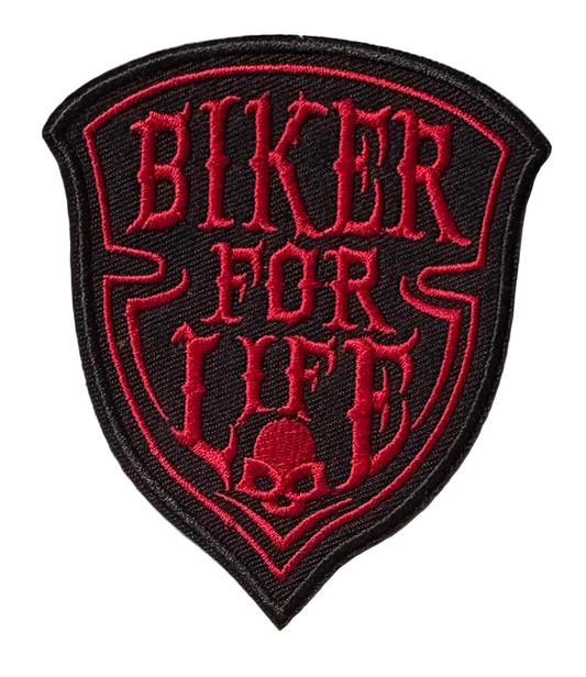 Biker for life patch