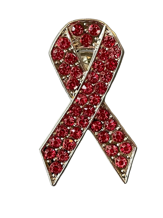 Pink Ribbon pin badge