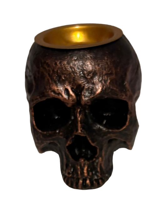 Skull incense holder