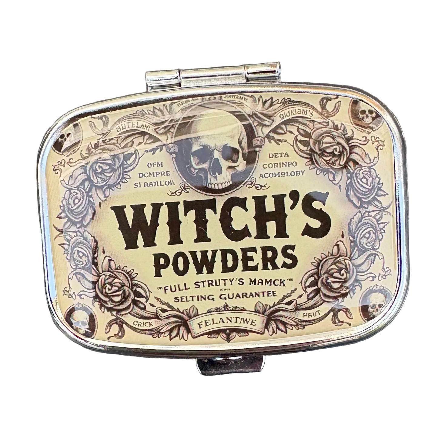 Witch’s powders tin