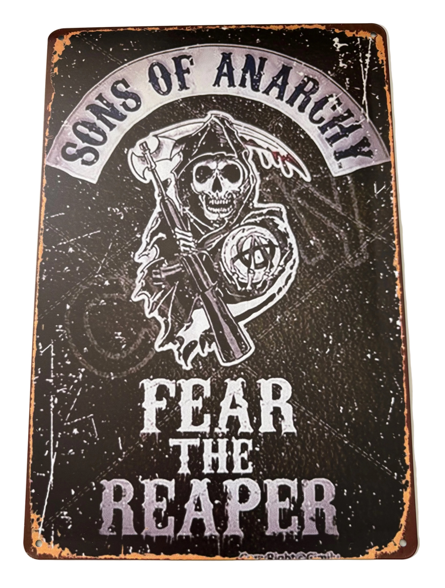 Sons of Anarchy fear the reaper sign