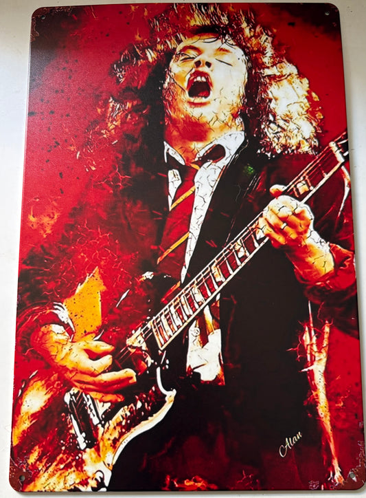 AC/DC Angus Young sign