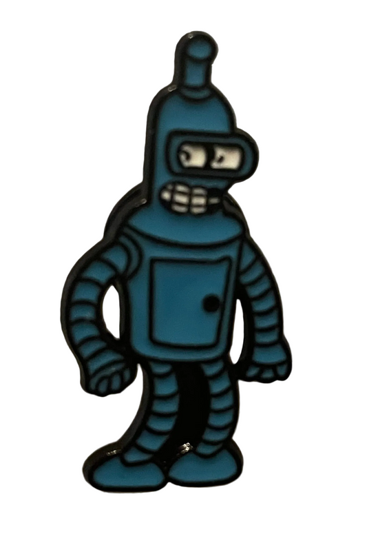 Bender from Futurama pin badge