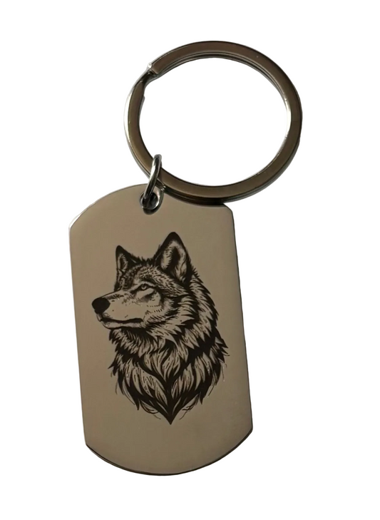 Wolf Keyring