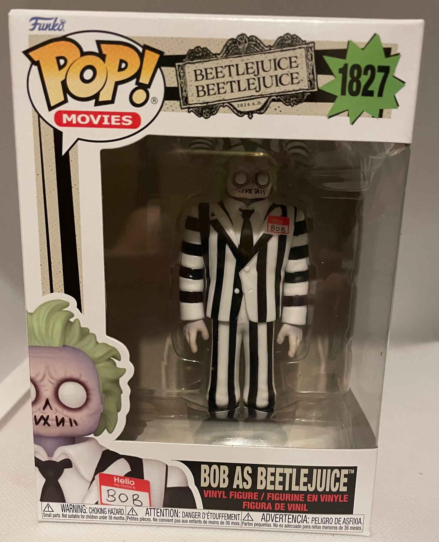 Beetlejuice Beetlejuice Bob as Beetlejuice Funko