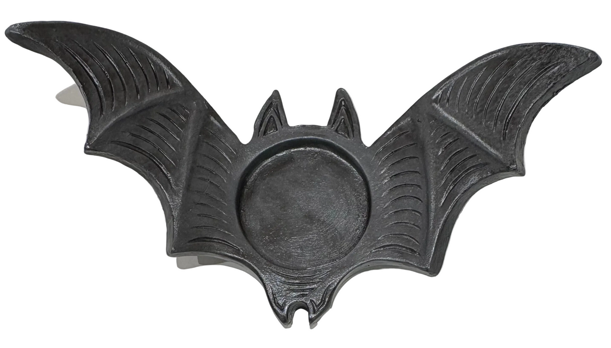 Bat tea light holder